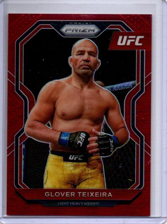 GLOVER TEIXEIRA 2021 PANINI PRIZM UFC RED PRIZM #D 102/275