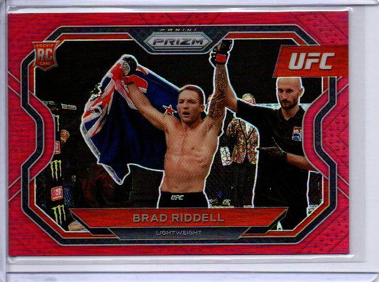 BRAD RIDDELL 2021 PANINI PRIZM UFC RED PRIZM RC #D 135/275