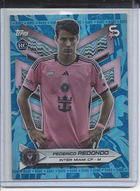 FEDERICO REDONDO 2024 TOPPS MLS SUPERSTARS BLUE RARE RC #82