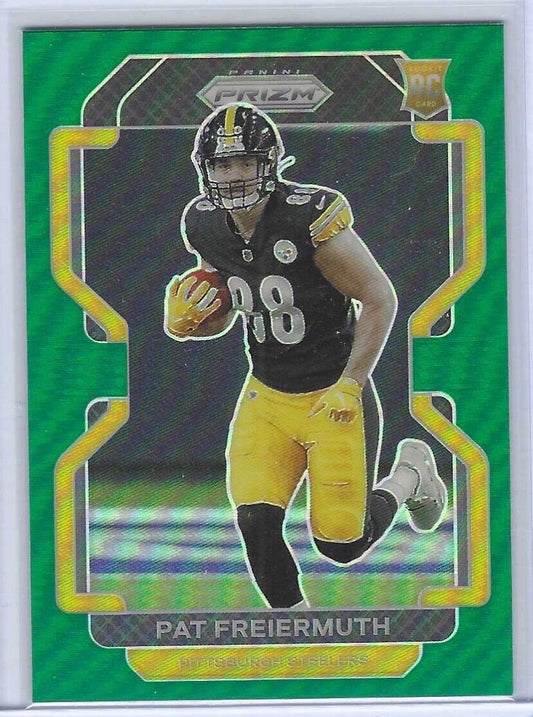 PAT FREIERMUTH 2021 PANINI PRIZM GREEN PRIZM ROOKIE RC #362