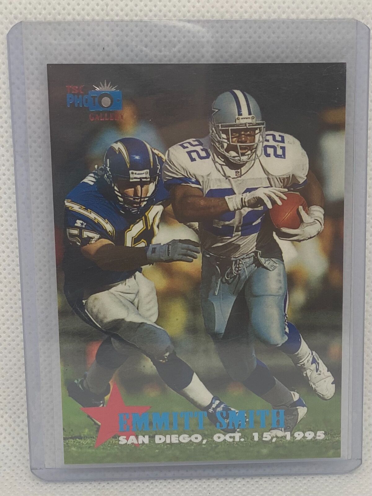 EMMITT SMITH 1996 TOPPS STADIUM CLUB MEMBERS ONLY PHOTO GALLERY #PG1