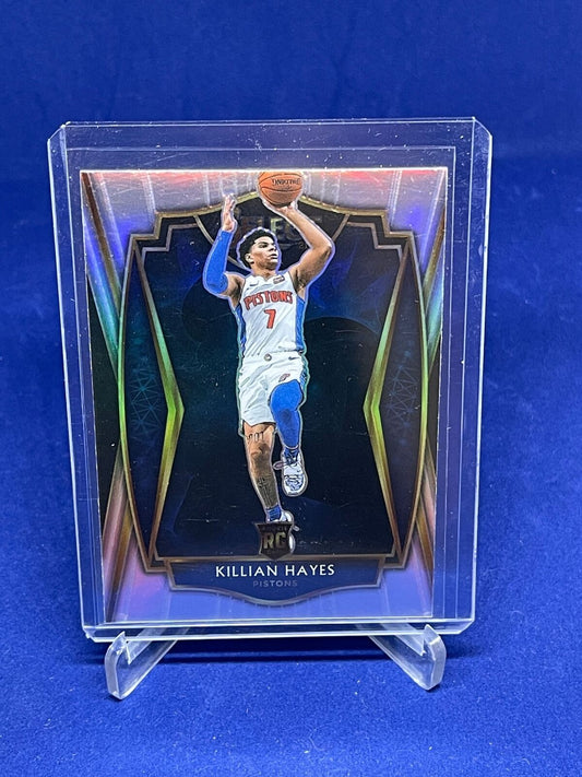 KILLIAN HAYES 2020-21 PANINI SELECT PREMIER LEVEL SILVER PRIZM ROOKIE RC #181