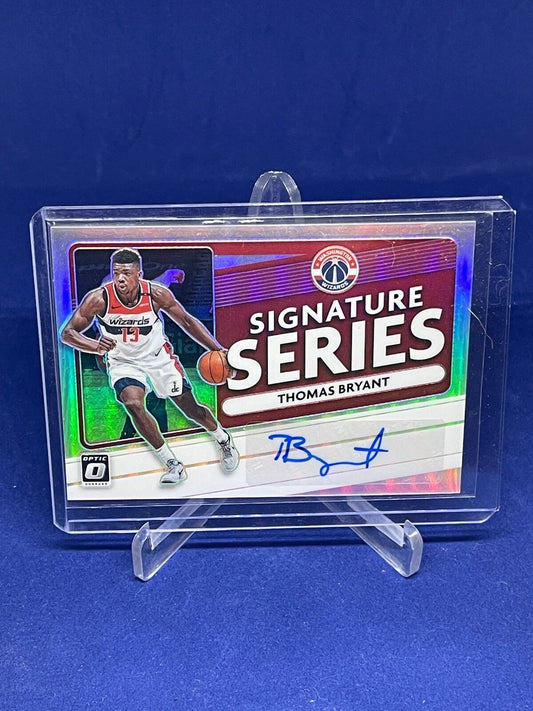 THOMAS BRYANT 2020-21 PANINI DONRUSS OPTIC SIGNATURE SERIES HOLO PRIZM AUTO
