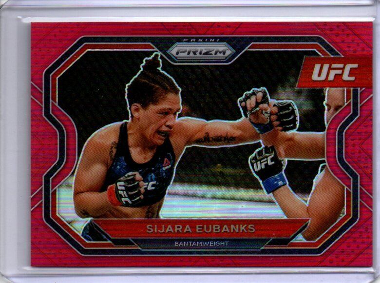SIJARA EUBANKS 2021 PANINI PRIZM UFC RED PRIZM #D 178/275