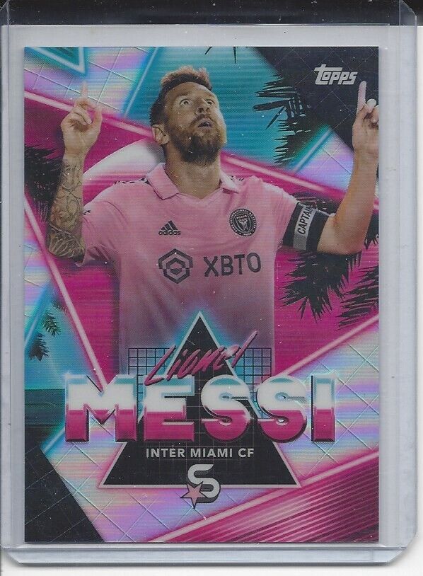 LIONEL MESSI 2024 TOPPS MLS SUPERSTARS WORLDS GREATEST CASE HIT REFRACTOR