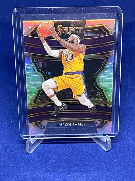 LEBRON JAMES 2019-20 PANINI SELECT CONCOURSE SILVER PRIZM #47