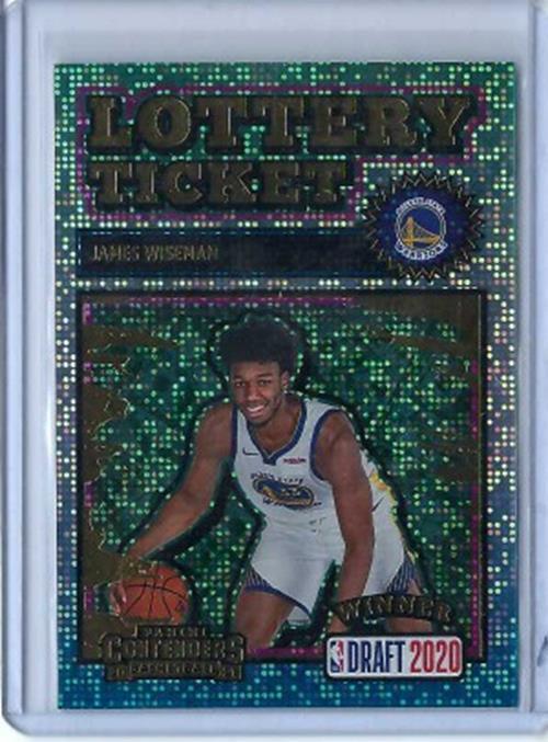 JAMES WISEMAN 2020-21 PANINI CONTENDERS LOTTERY TICKET RC #10