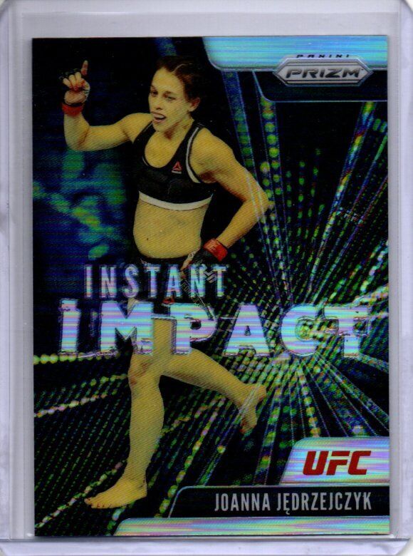 JOANNA JEDRZEJCZYK 2021 PANINI PRIZM UFC INSTANT IMPACT SILVER PRIZM #13