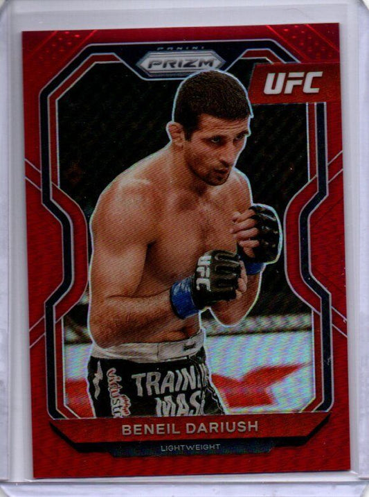BENEIL DARIUSH 2021 PANINI PRIZM UFC RED PRIZM #D 16/275