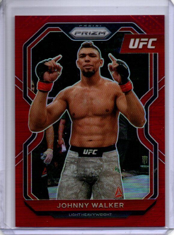JOHNNY WALKER 2021 PANINI PRIZM UFC RED PRIZM #D 235/275