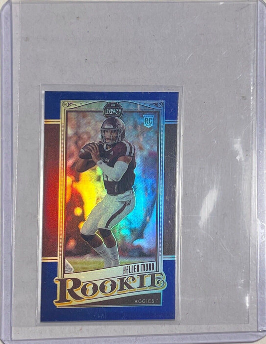 KELLEN MOND 2021 PANINI LEGACY SAPPHIRE BLUE PRIZM MINI ROOKIE RC #D 48/50