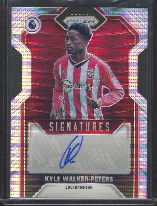 KYLE WALKER-PETERS 2021-22 PANINI PRIZM EPL BREAKAWAY PULSAR PRIZM AUTO #S-KWP