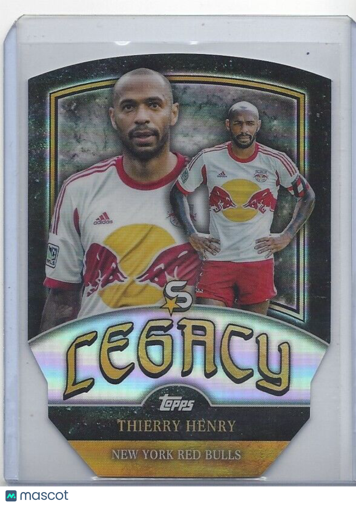 THIERRY HENRY 2024 TOPPS MLS SUPERSTARS LEGACY DIE CUT SP REFRACTOR #4
