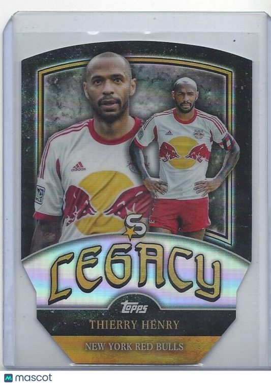 THIERRY HENRY 2024 TOPPS MLS SUPERSTARS LEGACY DIE CUT SP REFRACTOR #4