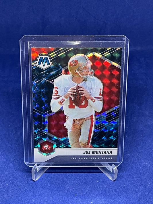 JOE MONTANA 2021 PANINI MOSAIC GENESIS PRIZM SP #174