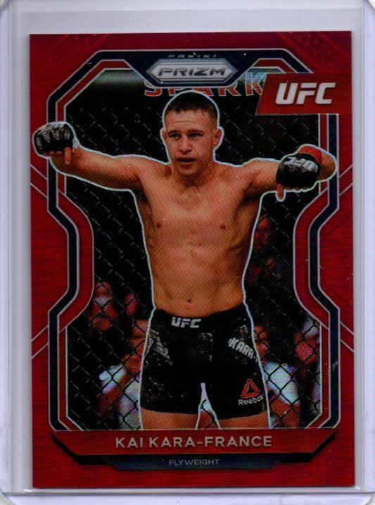 KAI KARA-FRANCE 2021 PANINI PRIZM UFC RED PRIZM #D 61/275