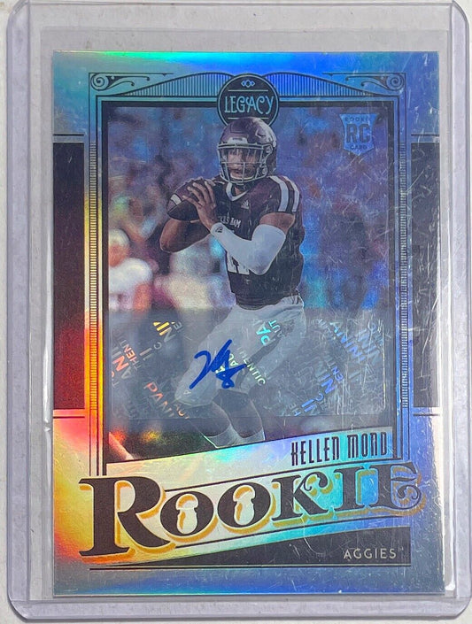 KELLEN MOND 2021 PANINI LEGACY SILVER PRIZM ROOKIE AUTO ROOKIE RC #148