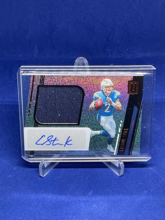 EASTON STICK 2019 PANINI UNPARALLELED JERSEY AUTO RC #334