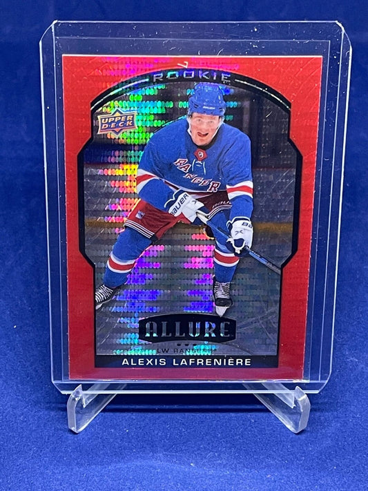 ALEXIS LAFRENIERE 2020-21 UPPER DECK ALLURE RED RAINBOW ROOKIE RC #100