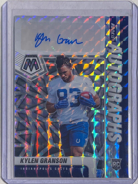 KYLEN GRANSON 2021 PANINI MOSAIC ROOKIE AUTO PRIZM ROOKIE RC #RA-74