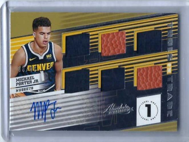 MICHAEL PORTER JR. TOOLS OF THE TRADE LEVEL ONE 6 PATCH AUTO RC #D /49