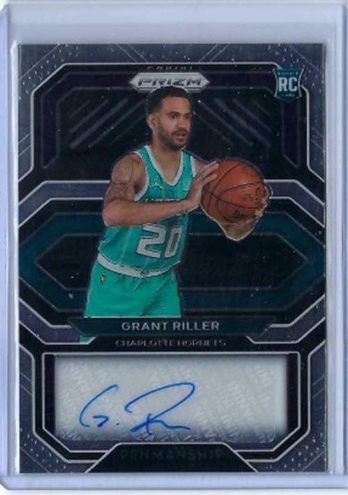 GRANT RILLER 2020-21 PANINI PRIZM PENMANSHIP AUTO RC #RP-GRL