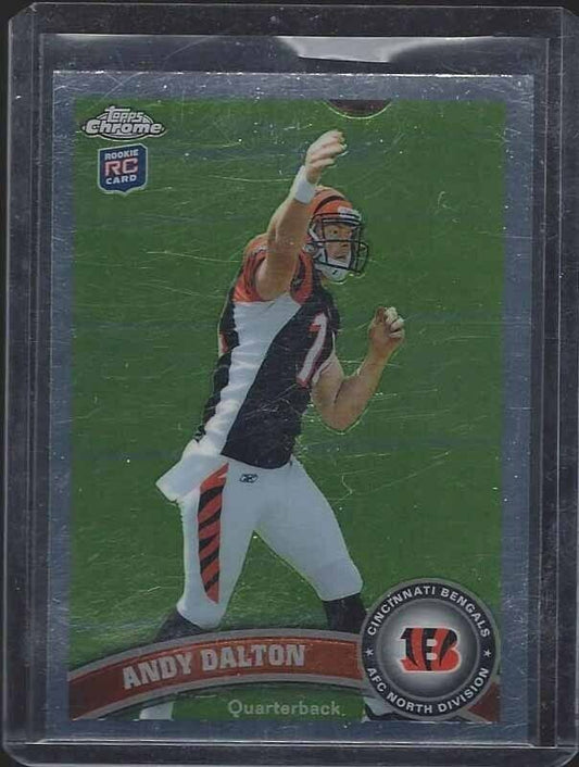ANDY DALTON 2011 TOPPS CHROME SP PHOTO VARIATION SHORT PRINT VARIANT RC #51