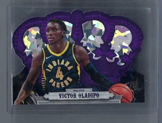 VICTOR OLADIPO 2017-18 PANINI CROWN ROYALE PURPLE DIE CUT #D 24/25