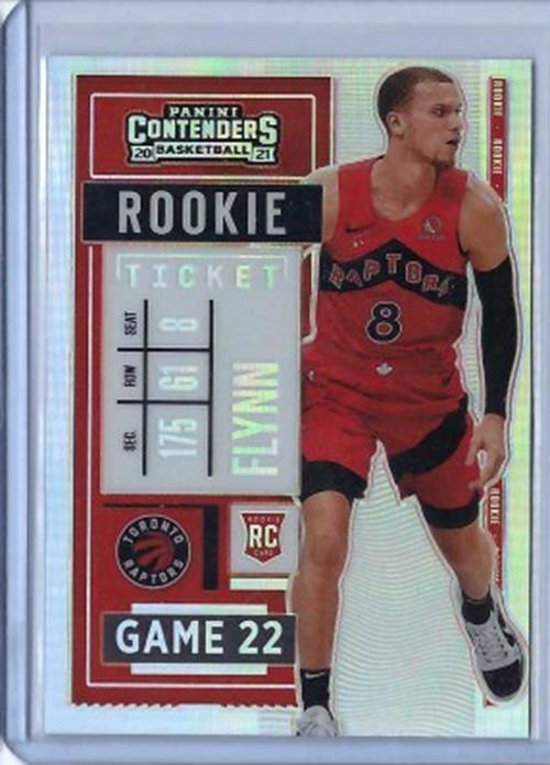 MALACHI FLYNN 2020-21 PANINI CONTENDERS ROOKIE TICKET VARIATION SP PRIZM RC #106