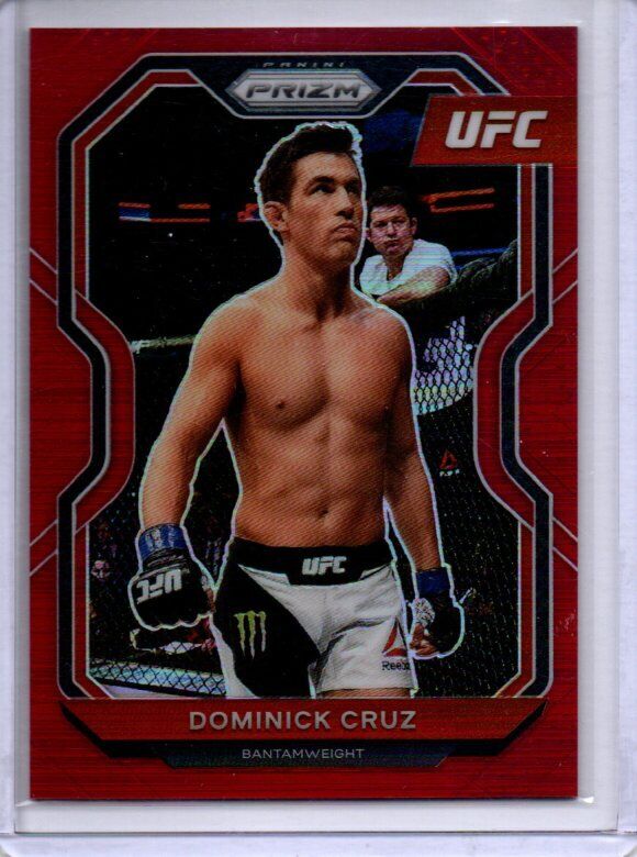 DOMINICK CRUZ 2021 PANINI PRIZM UFC RED PRIZM #D 85/275