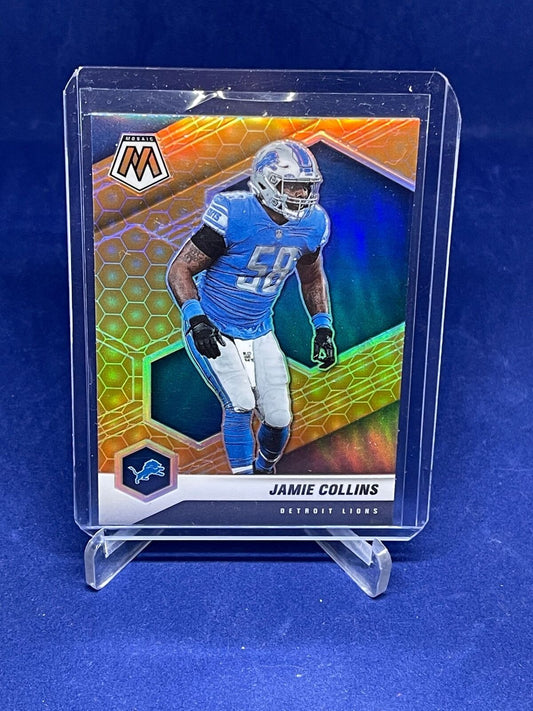 JAMIE COLLINS 2021 PANINI MOSAIC HONEYCOMB PRIZM SP #78