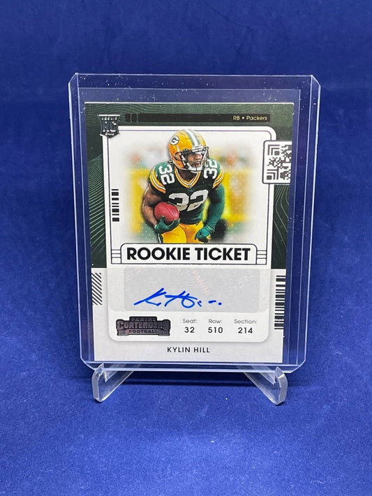 KYLIN HILL 2021 PANINI CONTENDERS ROOKIE TICKET AUTO RC #259
