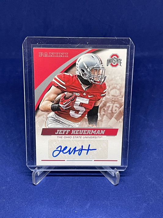 JEFF HEUERMAN PANINI OHIO STATE TEAM COLLECTION AUTOGRAPH AUTO RC