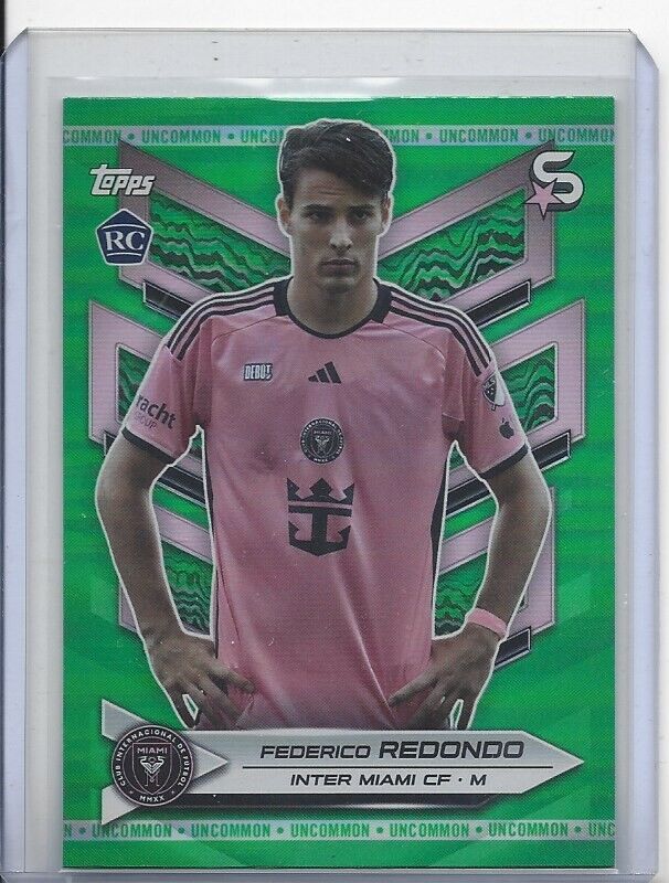 FEDERICO REDONDO 2024 TOPPS MLS SUPERSTARS GREEN UNCOMMON RC #82