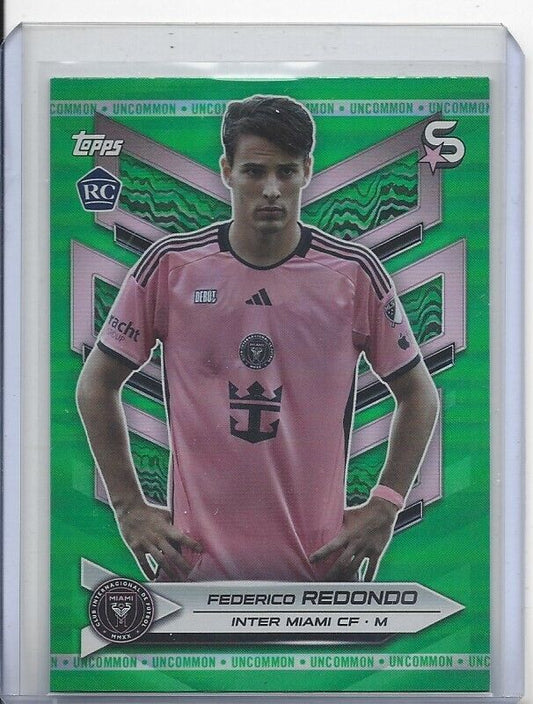 FEDERICO REDONDO 2024 TOPPS MLS SUPERSTARS GREEN UNCOMMON RC #82