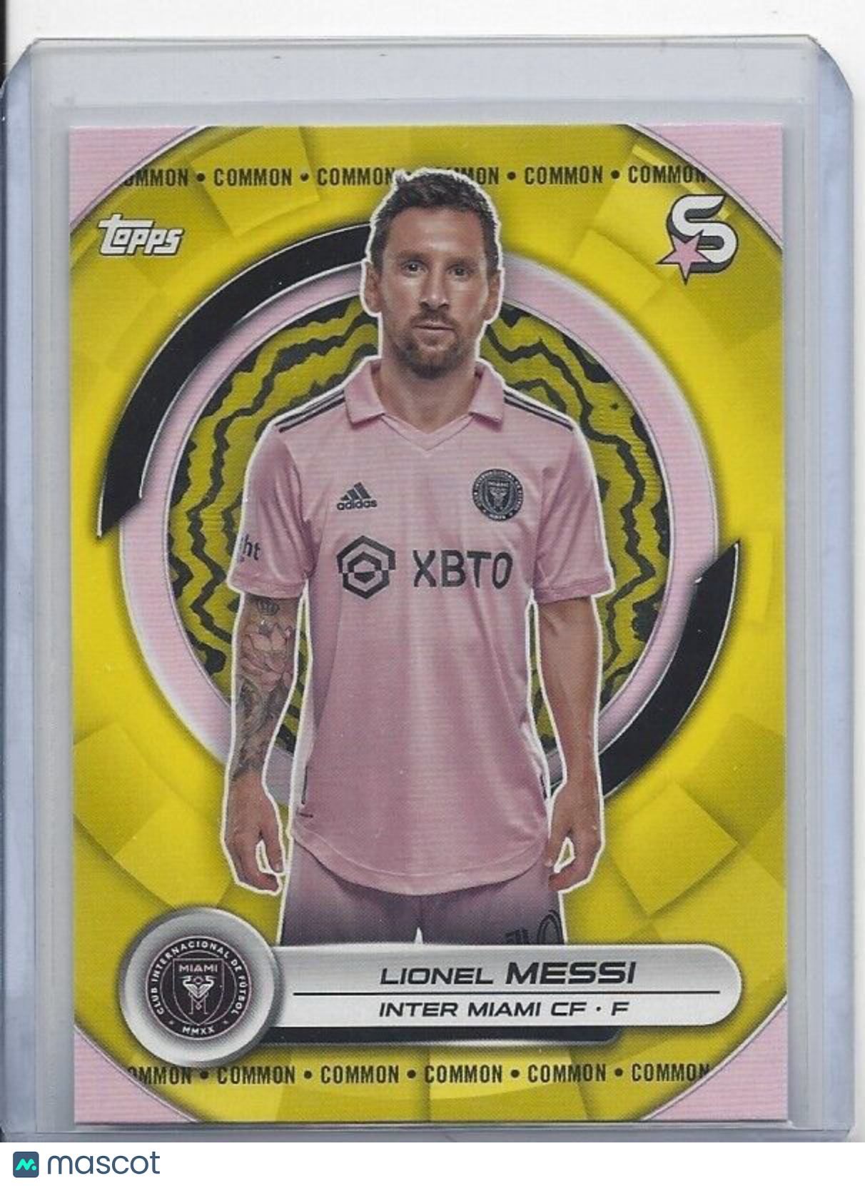 LIONEL MESSI 2024 TOPPS MLS SUPERSTARS YELLOW #1