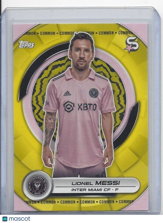 LIONEL MESSI 2024 TOPPS MLS SUPERSTARS YELLOW #1