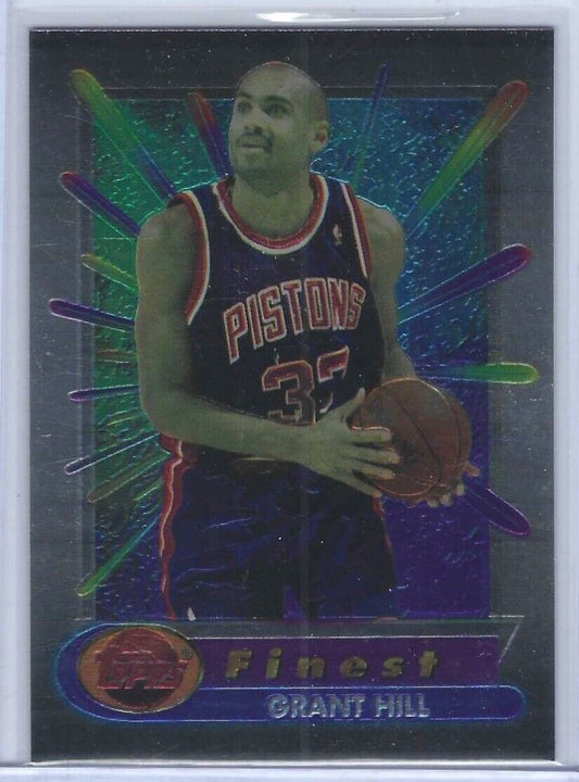 GRANT HILL 1995-96 TOPPS FINEST ROOKIE RC #240