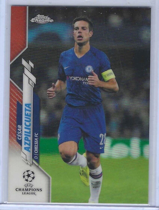 CESAR AZPILICUETA 2019-20 TOPPS CHROME UCL UEFA ORANGE REFRACTOR #D 18/25
