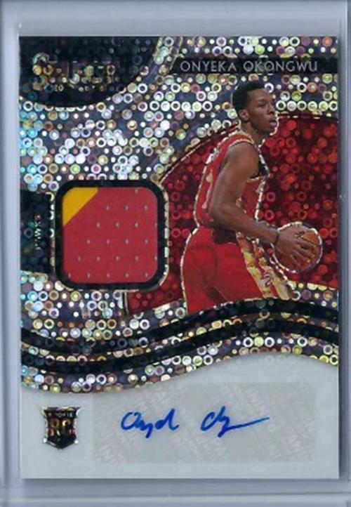 ONYEKA OKONGWU 2020-21 PANINI SELECT DISCO PRIZM PATCH AUTO RC #RJA-ONY