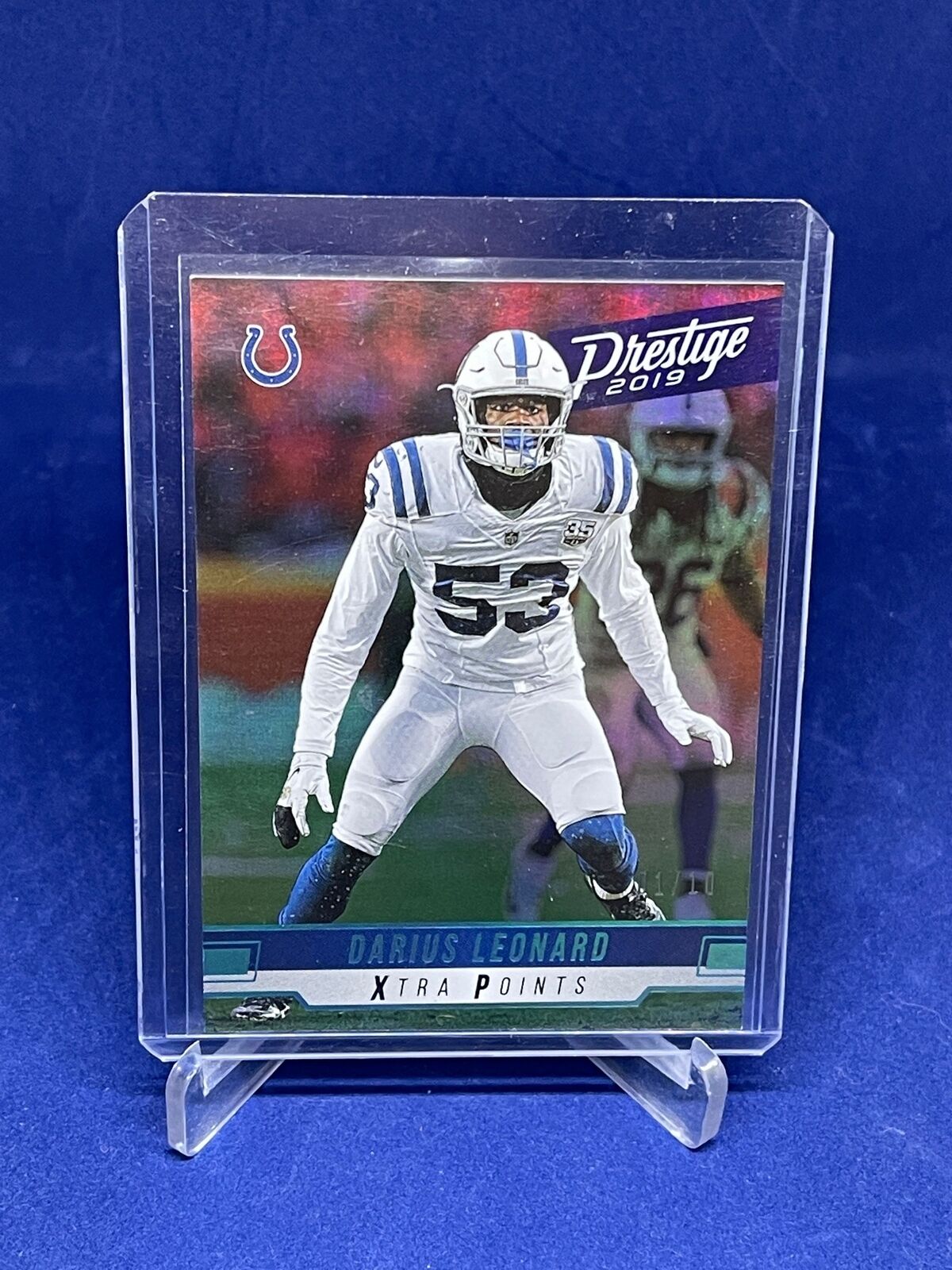 DARIUS LEONARD 2019 PANINI PRESTIGE XTRA POINTS PLATINUM #D 1/10