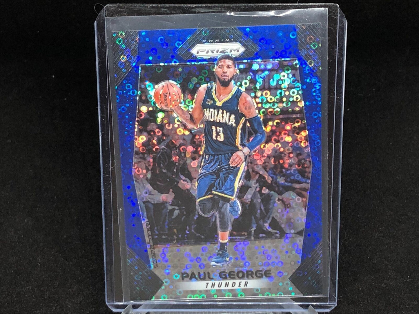PAUL GEORGE 2017-18 PANINI PRIZM FAST BREAK BLUE PRIZMS #D 103/175