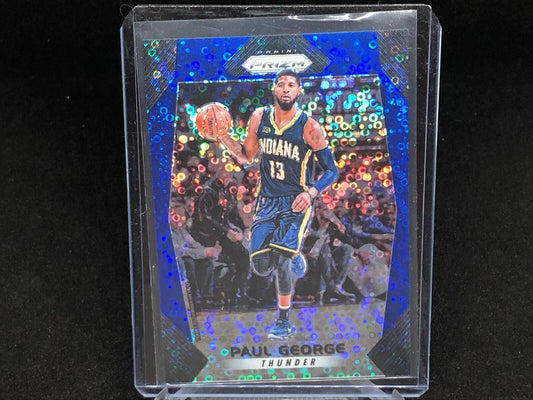 PAUL GEORGE 2017-18 PANINI PRIZM FAST BREAK BLUE PRIZMS #D 103/175