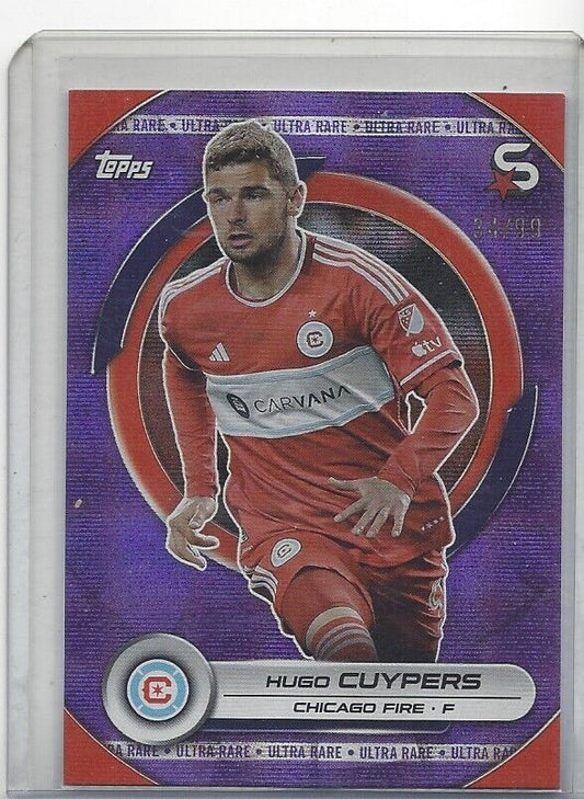 HUGO CUYPERS 2024 TOPPS MLS SUPERSTARS PURPLE ULTRA RARE #D 34/99