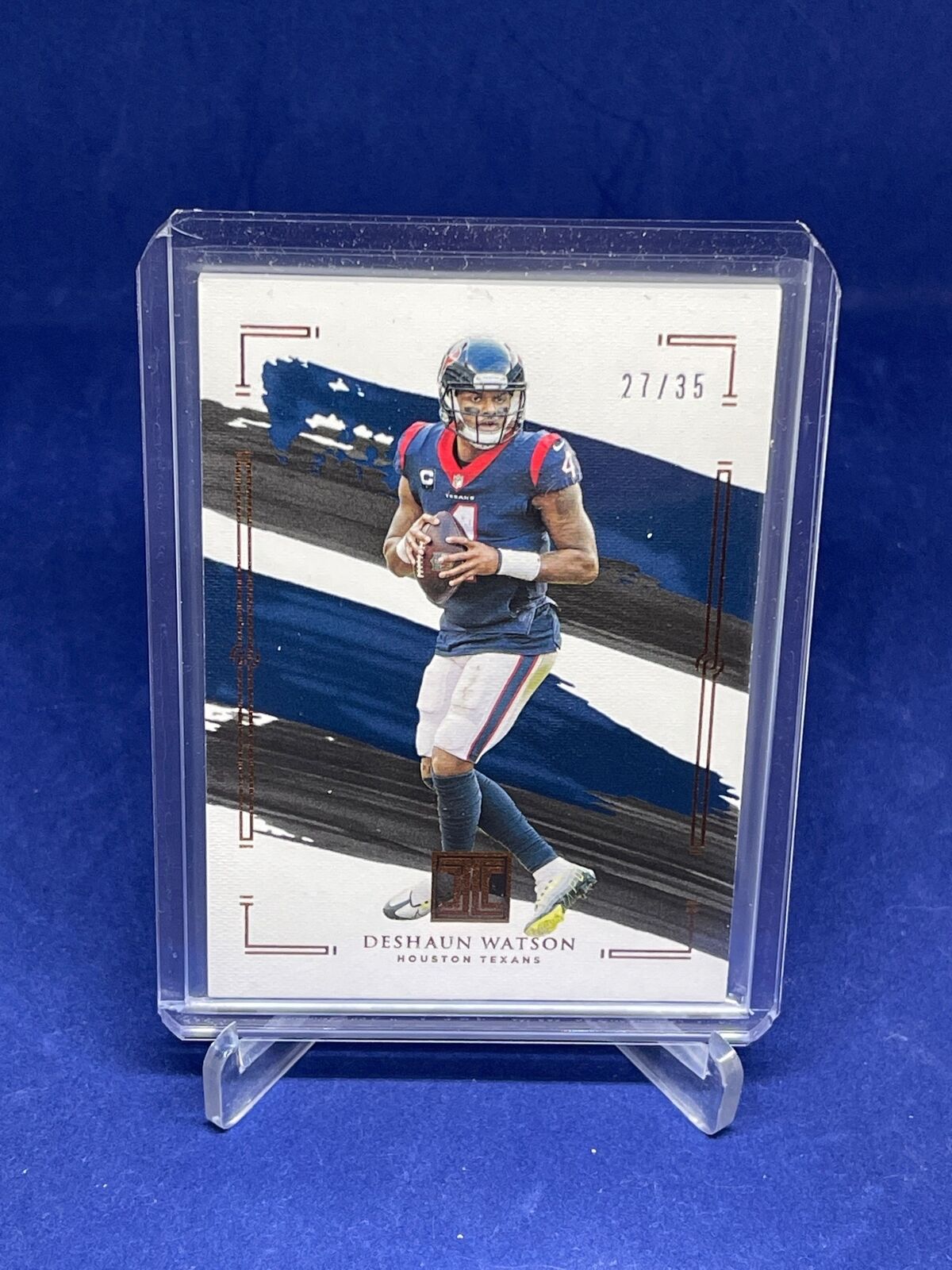 DESHAUN WATSON 2021 PANINI IMPECCABLE BRONZE #D 27/35