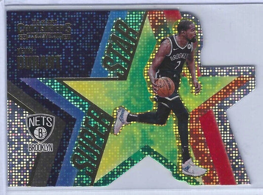 KEVIN DURANT 2020-21 PANINI CONTENDERS SUPER STAR FOIL DIE CUT #6