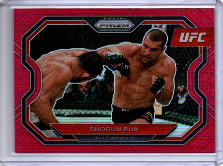 SHOGUN RUA 2021 PANINI PRIZM UFC RED PRIZM #D 41/275