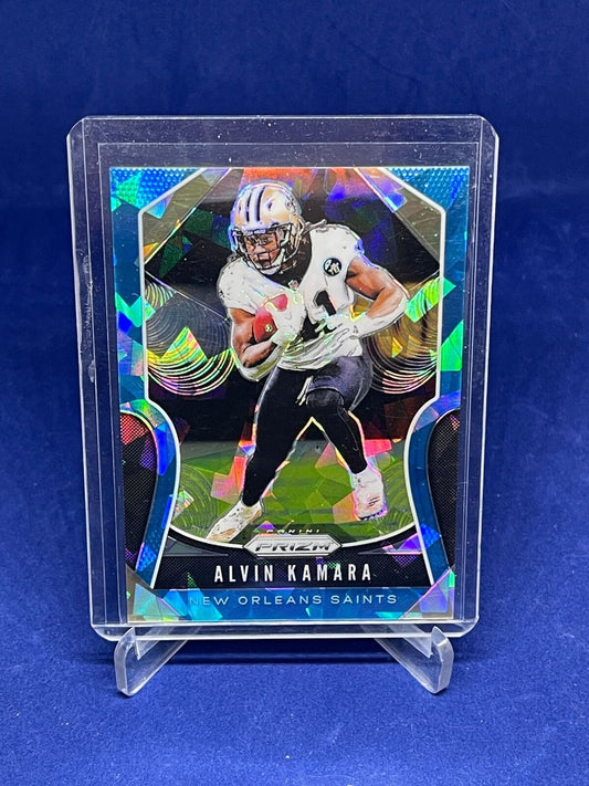 ALVIN KAMARA 2019 PANINI PRIZM BLUE ICE PRIZM #D 24/99