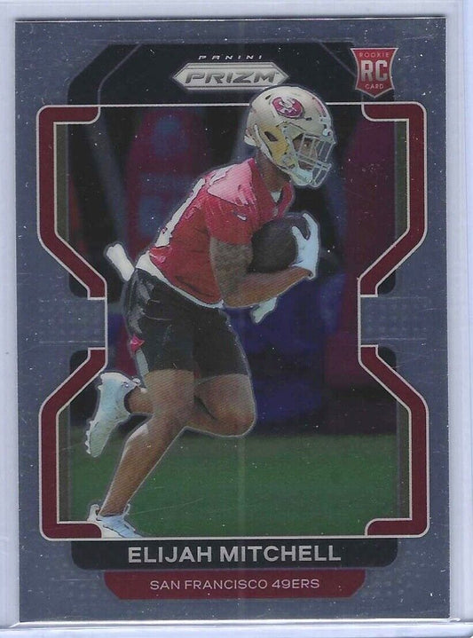 ELIJAH MITCHELL 2021 PANINI PRIZM ROOKIE RC #399