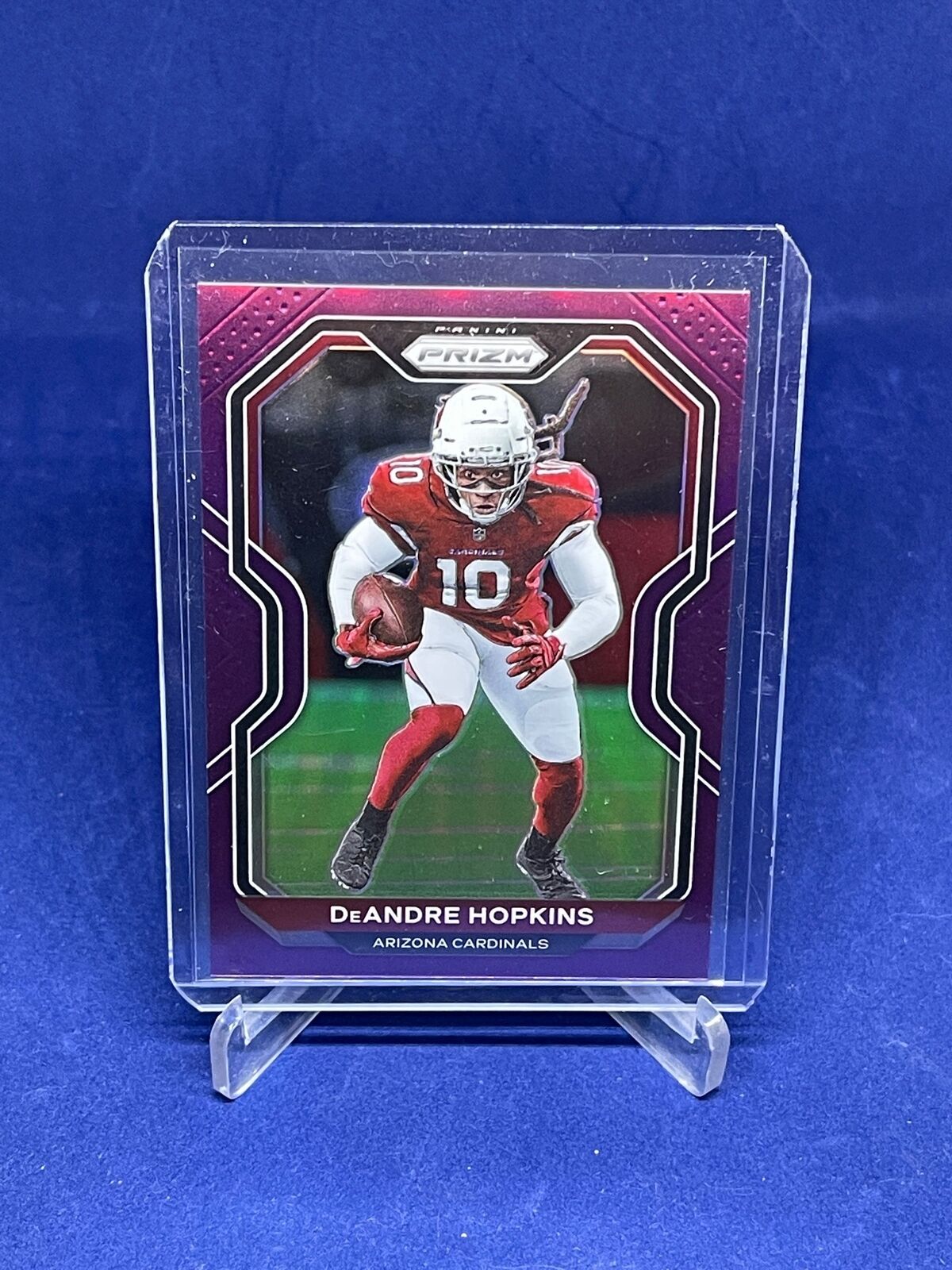 DEANDRE HOPKINS 2020 PANINI PRIZM PURPLE PRIZMS #D 116/125